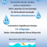 víz világnapja plakát másolata